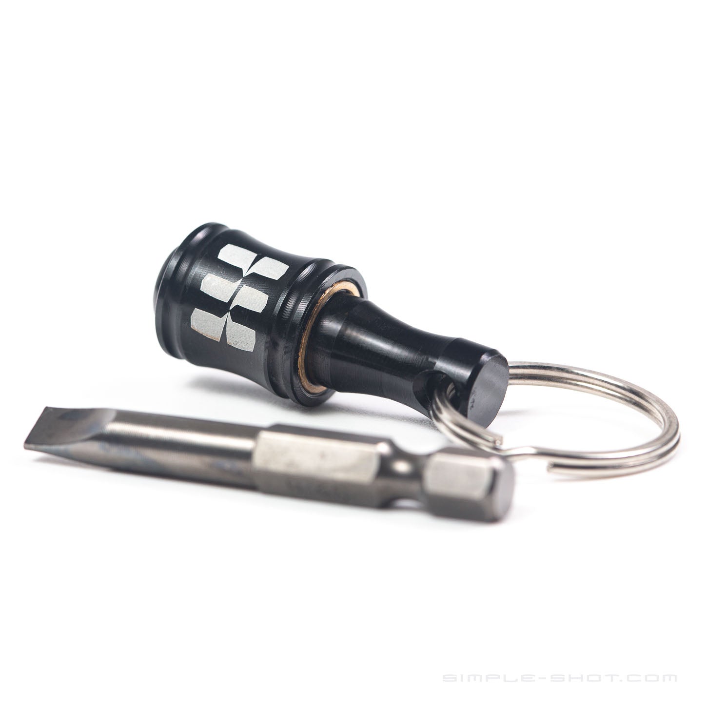 Flat Head Bit Quick-Release Keychain